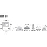 Палатка HIGH PEAK KIRA 4 HP-839